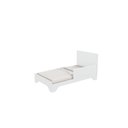 Ver imagem 3 de Berço Estilo Americano Popy - Moveis Peroba Branco Brilho