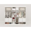 Ver imagem 2 de Guarda Roupa Casal 6 Portas 6 Gavetas - da Vinci Plus Ripado-branco - Móveis D'doro