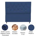 Ver imagem 4 de Cabeceira Cama Box Estofada Queen Size 160 Cm Suede Madri Azul Marinho