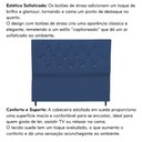 Ver imagem 3 de Cabeceira Cama Box Estofada Queen Size 160 Cm Suede Madri Azul Marinho
