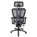 Ver imagem 5 de Cadeira de Escritório Ergonômica Presidente Tela Mesh Kelter Cinza V504