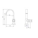 Ver imagem 2 de Torneira de Mesa para Lavatório Polo Bica Alta Gold - Deca 1198.GL33