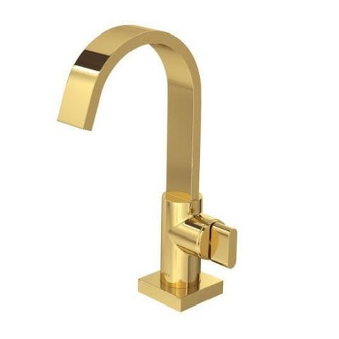Torneira de Mesa para Lavatório Polo Bica Alta Gold - Deca 1198.GL33
