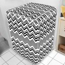 Ver imagem 3 de Capa Protetora Maquina Lavar Abertura Superior Ziper Pvc Polipropileno Capacidade 5kg 10kg