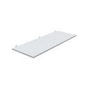 Ver imagem 1 de 1 Prateleira Branca 90X30 Com Suporte Flutuante Mdf  Organizadora Decoração Cozinha Quarto Banheiro