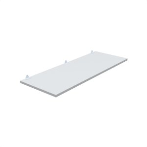 1 Prateleira Branca 90X30 Com Suporte Flutuante Mdf  Organizadora Decoração Cozinha Quarto Banheiro