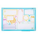 Ver imagem 1 de PLANNER QUADRO LOUSA ORGANIZADOR DE TAREFAS DIARIAS SEMANAL MENSAL GRANDE 60X40 STALO