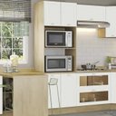 Ver imagem 2 de Paneleiro Torre Quente 4 Portas 218 Cm Cd384 Branco Dtall