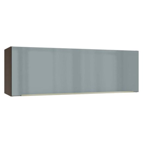 Armário Aéreo 100 Cm 1 Porta Basculante Rustic/cinza Lux Madesa