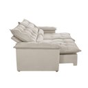 Ver imagem 3 de Sofá Alice 3 Lugares Retrátil e Reclinável 230cm Branco Meu Sofá Online