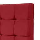 Ver imagem 5 de Cabeceira Cama Queen Estofada 1,60 - Maia Veludo Vermelho