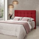 Ver imagem 1 de Cabeceira Cama Queen Estofada 1,60 - Maia Veludo Vermelho