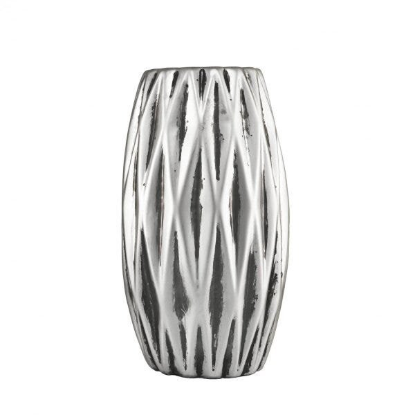Vaso Decorativo em Cerâmica Texturizado Oval 15cmx8,5cm Mart Collection - 1
