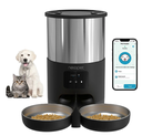 Ver imagem 1 de Comedouro Alimentador de Ração Wifi 4 Litros Cachorros e Gatos Cor Preto