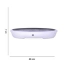 Ver imagem 4 de Vaso Bacia Decorativo Osaka Branco P 7x46x35 cm - D’Rossi