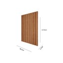 Ver imagem 2 de Complemento Multiuso de Banheiro Painel Ripado 80cm Freijo - Mgm