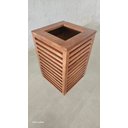 Ver imagem 3 de Lixeira Moderna em Madeira Maciça