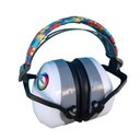 Ver imagem 4 de Abafador de Ruido 26 Db Branco para Autistas com Arco Colorido