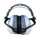 Ver imagem 5 de Abafador de Ruido 26 Db Branco para Autistas com Arco Colorido