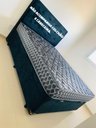 Ver imagem 6 de Cama Box Baú Casal Blindado com Pistão a Gás:suede Preto/casal