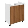 Gabinete para Pia de Banheiro Eccos Naturale com Branco - Casa JD Móveis - 2