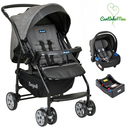 Ver imagem 1 de CARRINHO RIO K + CADEIRA TOURING X MESCLADO PRETO + BASE - BURIGOTTO