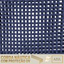 Ver imagem 2 de Mesa Ascoli 120 Cm com 6 Cadeiras Cannes de Alumínio Trama Azul