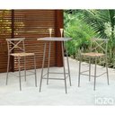 Ver imagem 3 de Mesa Alta de Jardim em Alumínio para Área Externa e Varanda Ilha Bela - Iaza Moveis