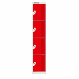 Guarda Volume de Aço 4 Portas - Nk 1334 Compatível com Capacete - 2