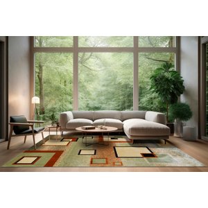 Tapete Rayza Marbella Moderno Quadrado 1.50m X 2.00m