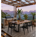 Ver imagem 1 de Kit com 4 Cadeiras Gruvyer Preta Premium