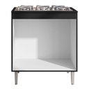 Ver imagem 3 de Balcão Gabinete Pia 100cm e Armário para Cooktop Preto