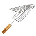 Ver imagem 4 de Grelha Plana Abre e Fecha Marivent para Churrasqueira Churrasco Assar Carne Filé Bife