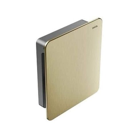 Acabamento para válvula de descarga Docol Flat ouro escovado - 00931772