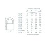 Cadeado Papaiz Unificado Cr 45 - 3