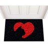 Tapete Capacho Gato Coração 0,60 x 0,40 - 1