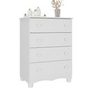 Ver imagem 2 de Cômoda Infantil 65cm com 4 Gavetas Dengo Multimóveis Mp4409 Branco