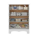 Ver imagem 4 de Cômoda Infantil 65cm com 4 Gavetas Dengo Multimóveis Mp4409 Branco