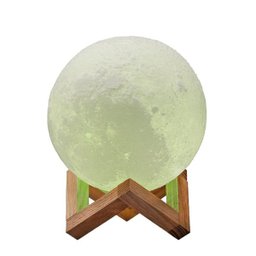 Luminária 3D Touch Lua Cheia Abajur Led Decoração Usb - 3