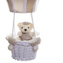 Ver imagem 2 de Lustre Balão Grande Bege Com Ursinho Quarto Bebê Infantil