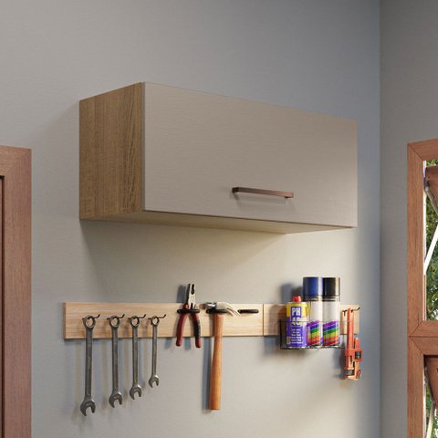 Armário Aéreo Multiuso 80cm 1 Porta Basculante Agata Madesa