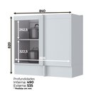 Ver imagem 3 de Balcão Canto Reto para Cozinha 01 Porta Nova York