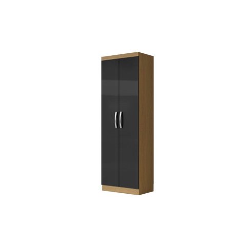 Armário Multiuso com 2 Portas New Atacama Grafite - Aramóveis