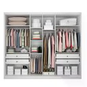 Ver imagem 2 de Guarda Roupa Robust 6 Portas 4 Gavetas 1 Espelho Cor:branco