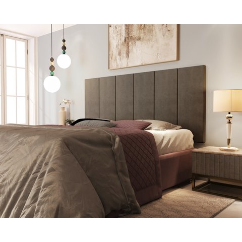 Painel Cabeceira Cama King 1,95 Million Marrom - Comprar Moveis em Casa