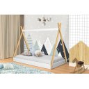 Ver imagem 1 de Cama Infantil Cabaninha com Colchão Brinde 100% Mdf Cor Branco Brilho Ja