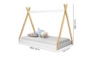 Ver imagem 3 de Cama Infantil Cabaninha com Colchão Brinde 100% Mdf Cor Branco Brilho Ja