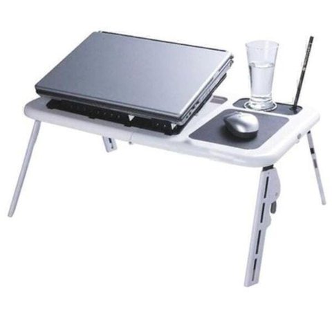 Mesa Dobrável Notebook Table 2 Cooler Mousepad Cabo Usb
