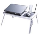 Ver imagem 1 de Mesa Dobrável Notebook Table 2 Cooler Mousepad Cabo Usb
