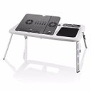 Ver imagem 3 de Mesa Dobrável Notebook Table 2 Cooler Mousepad Cabo Usb